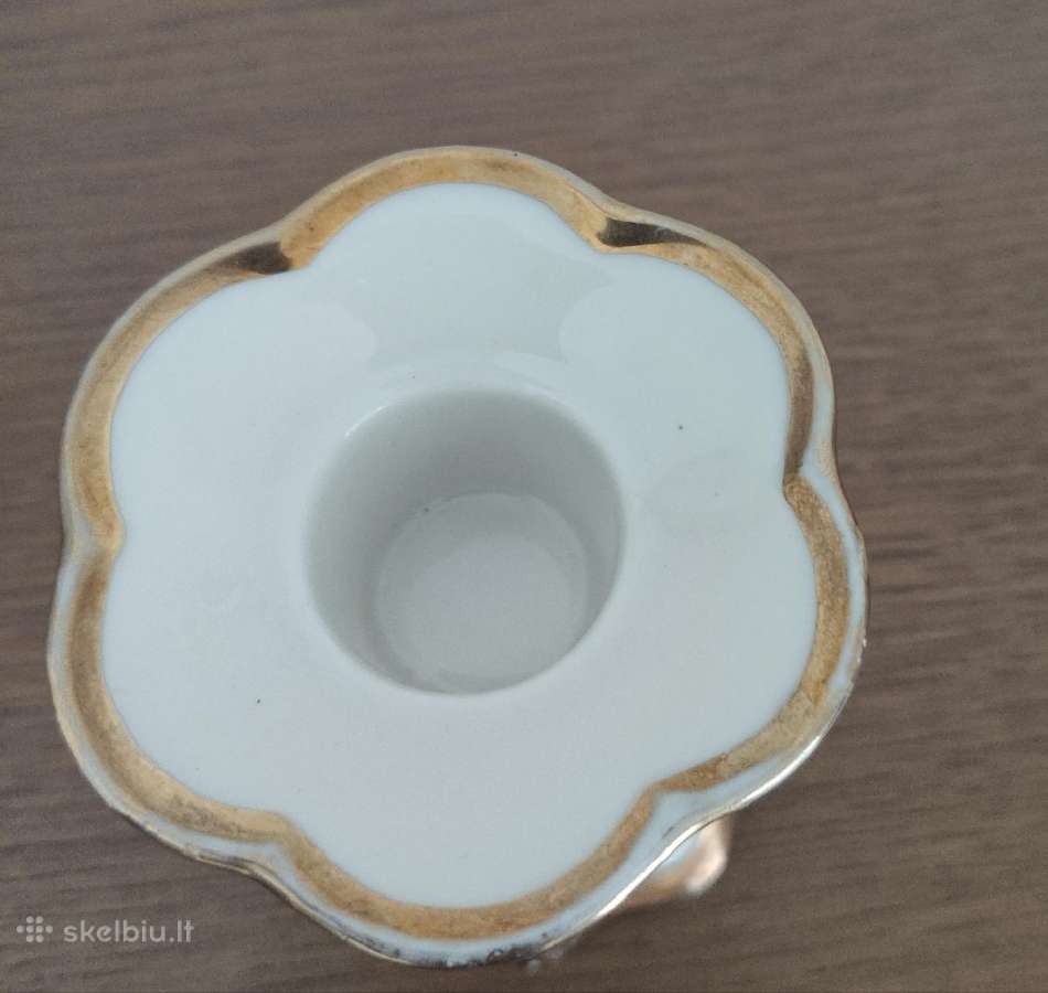 Vintažinė porcelianinė žvakidė „Alka Bavaria“ - nuotraukos Nr. 4