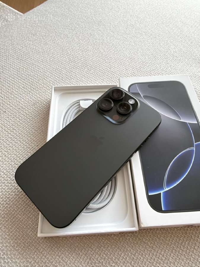 iPhone 16 Pro 128gb Black Titanium - nuotraukos Nr. 2