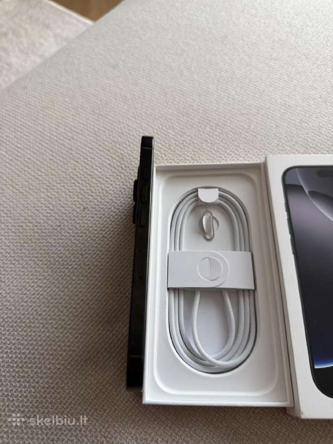 iPhone 16 Pro 128gb Black Titanium - nuotraukos Nr. 3