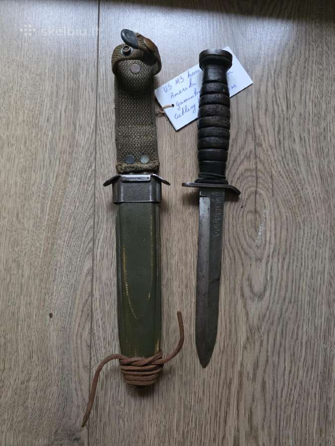 1943m Amerikietiškas kovos peilis - nuotraukos Nr. 2