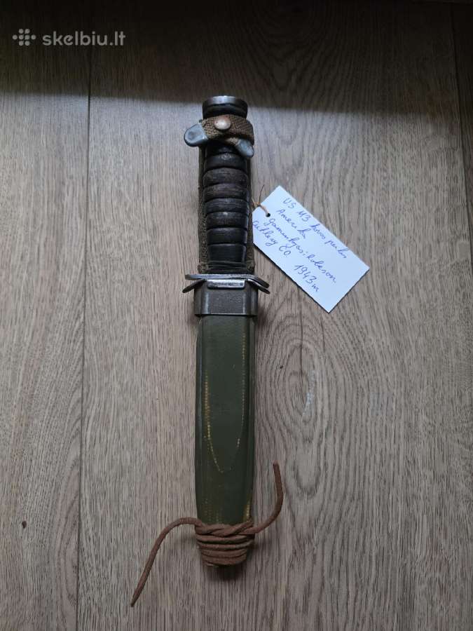 1943m Amerikietiškas kovos peilis - nuotraukos Nr. 3