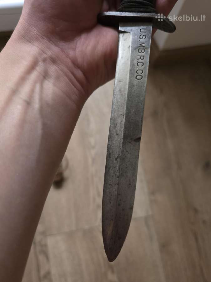 1943m Amerikietiškas kovos peilis - nuotraukos Nr. 6