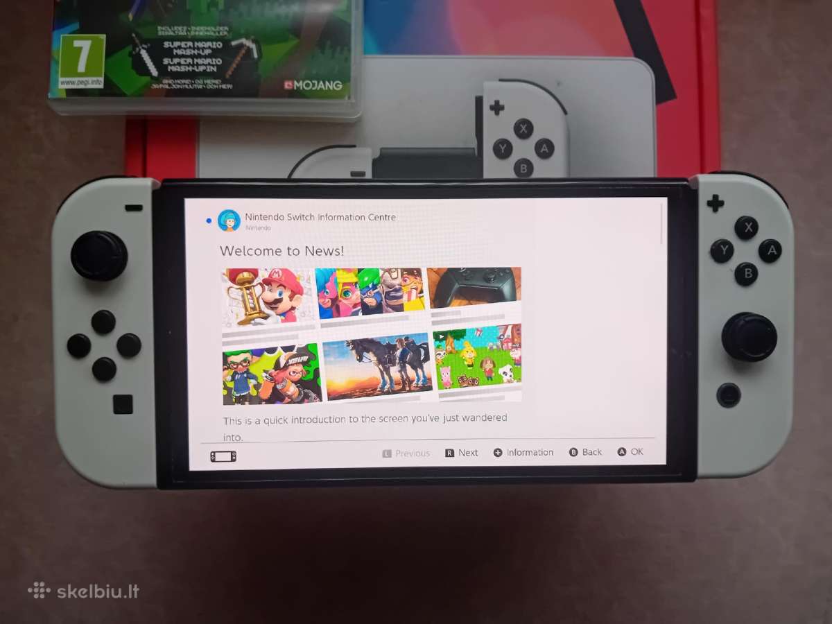 Switch oled su Minecraft - nuotraukos Nr. 2