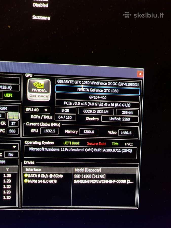 Geforce® Gtx 1080 G1 Gaming 8g - nuotraukos Nr. 5