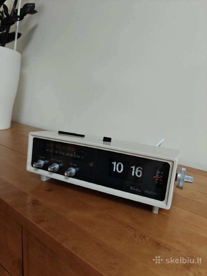 Radija Kuba Digiton flip clock, 1972 - nuotraukos Nr. 3