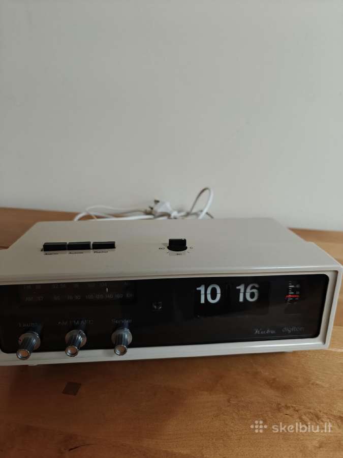 Radija Kuba Digiton flip clock, 1972 - nuotraukos Nr. 4