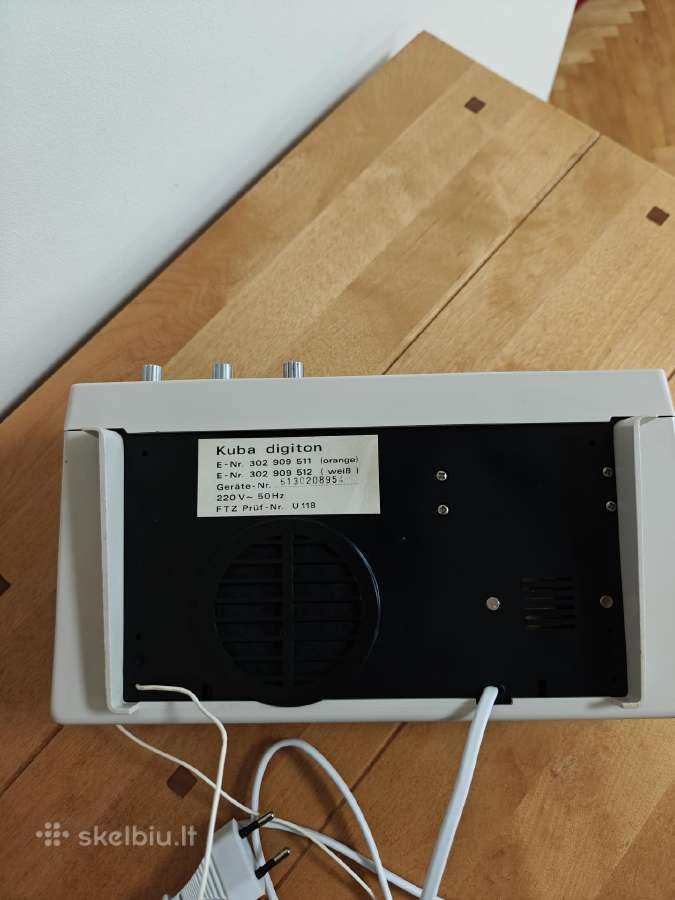 Radija Kuba Digiton flip clock, 1972 - nuotraukos Nr. 13