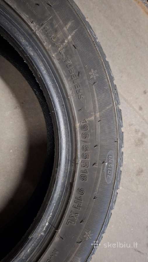 Žieminės padangos Icepower 868 195/55 R16 91h XL - nuotraukos Nr. 6