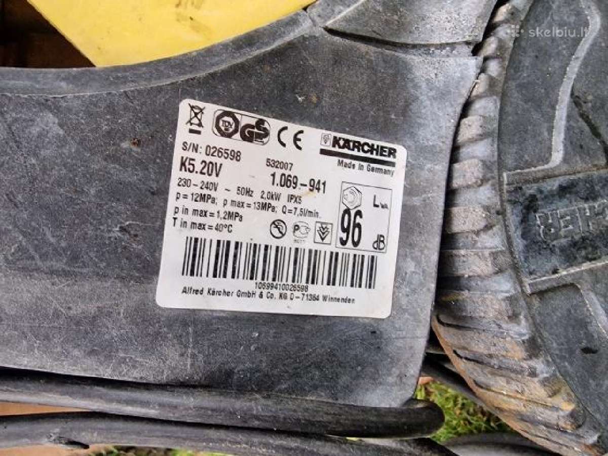 Karcher K5.20 aukšto slėgio plovykla su defektu - nuotraukos Nr. 3