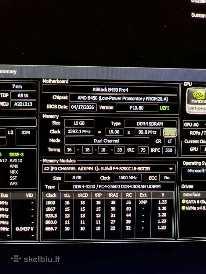 MB = Asrock b450 pro4 - nuotraukos Nr. 3