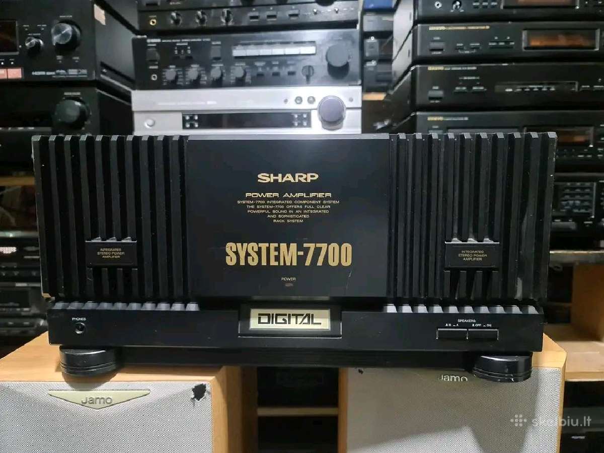 Sharp system 7700 veikiantis tik 50e - nuotraukos Nr. 21