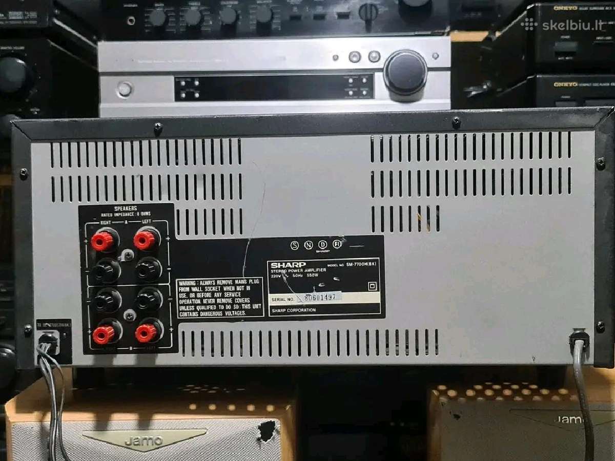 Sharp system 7700 veikiantis tik 50e - nuotraukos Nr. 23