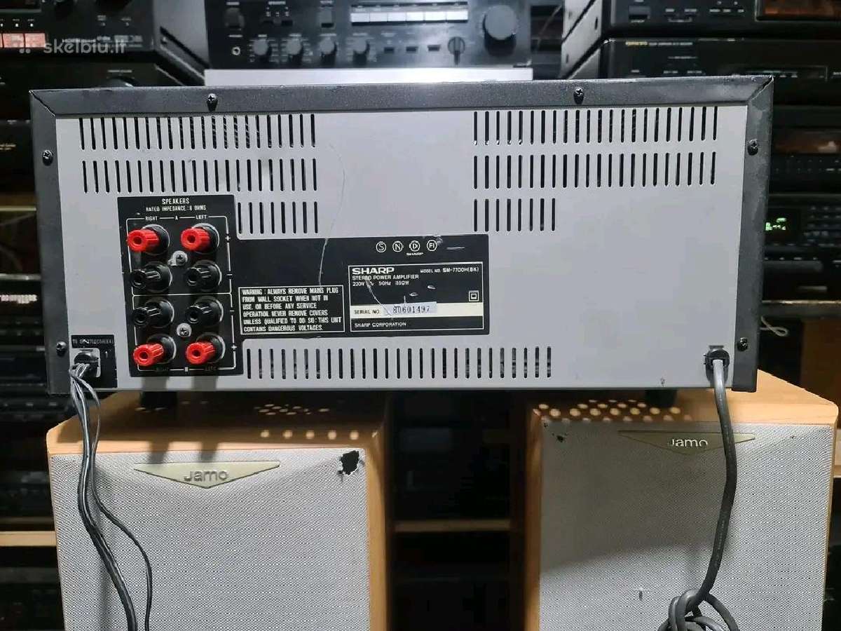Sharp system 7700 veikiantis tik 50e - nuotraukos Nr. 24