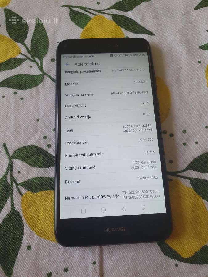 Telefonas Huavei 2017 - nuotraukos Nr. 4