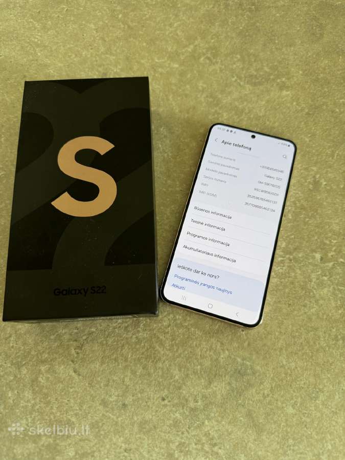 Samsung Galaxy S 22 256 Kb, 5G - nuotraukos Nr. 2