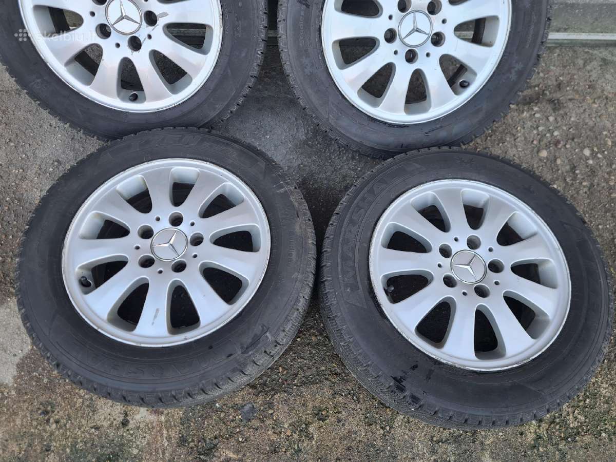 Parduodu R15 ratlankius su žieminėmis padangomis - nuotraukos Nr. 6