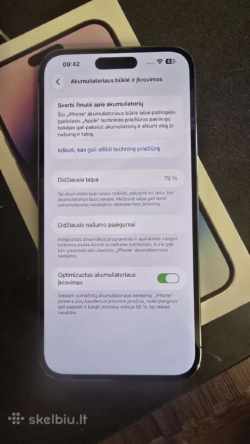 Parduodamas puikios būklės iPhone 14 pro max - nuotraukos Nr. 4