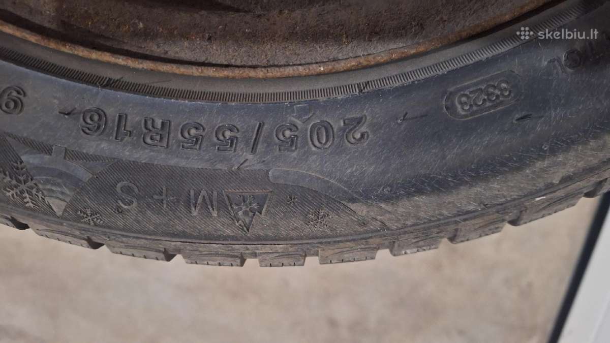 Opel zafira r16 skardos su žieminem padangom - nuotraukos Nr. 11