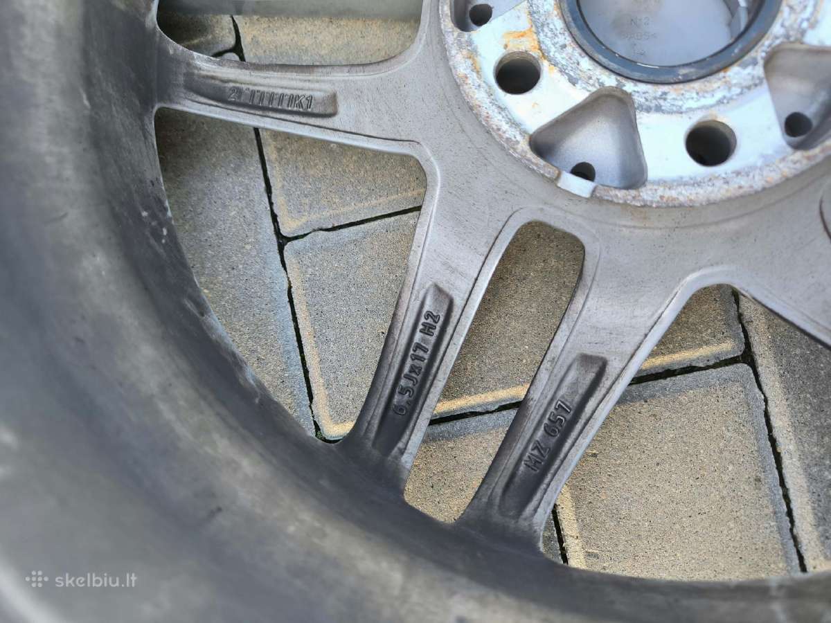 Ats R17 ratlankiai su Goodyear padangom vasarinėm - nuotraukos Nr. 2