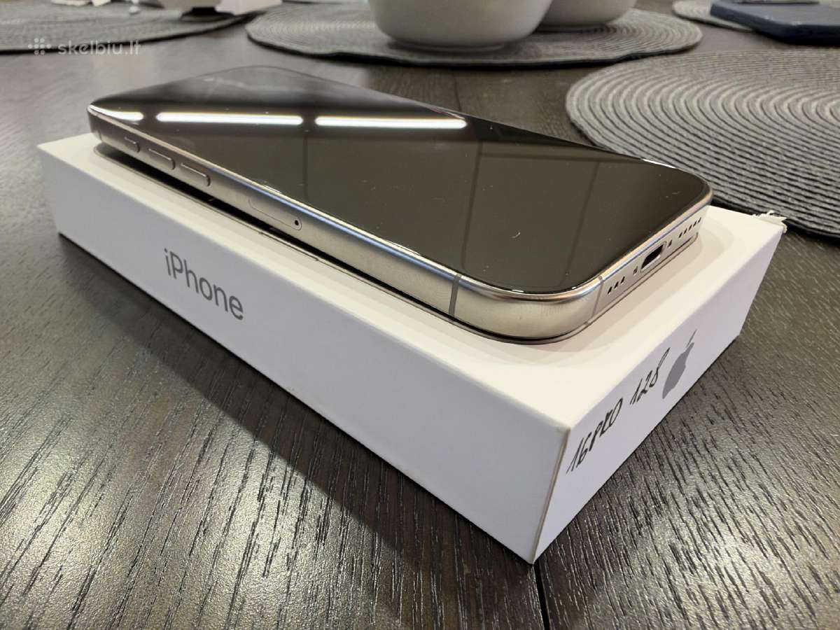 iPhone 16 pro 128 GB - nuotraukos Nr. 6