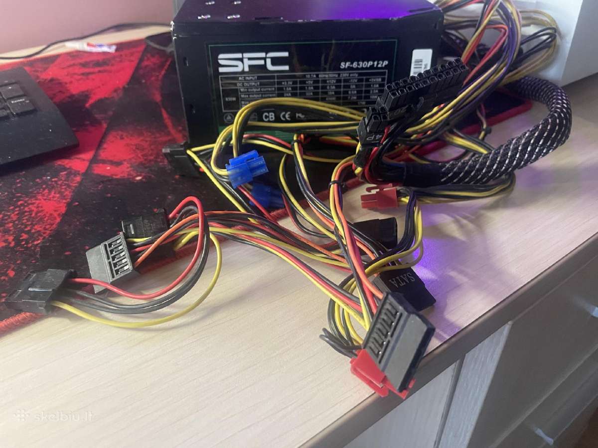 Pc maitinimo blokas 630w - nuotraukos Nr. 2