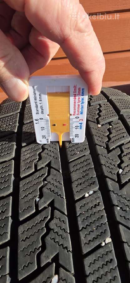 Žieminės minkšto mišinio padangos 205/55 R16 - nuotraukos Nr. 3