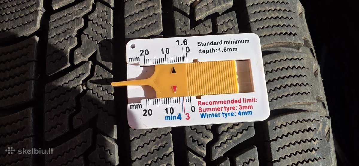 Žieminės minkšto mišinio padangos 205/55 R16 - nuotraukos Nr. 4