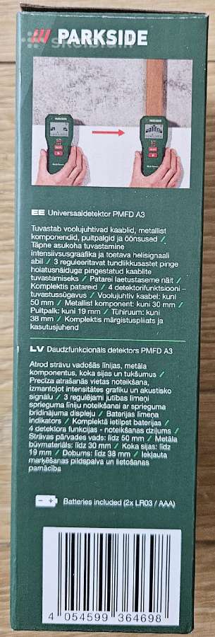 Detektorius daugiafunkcinis Pmfd A3 - nuotraukos Nr. 4