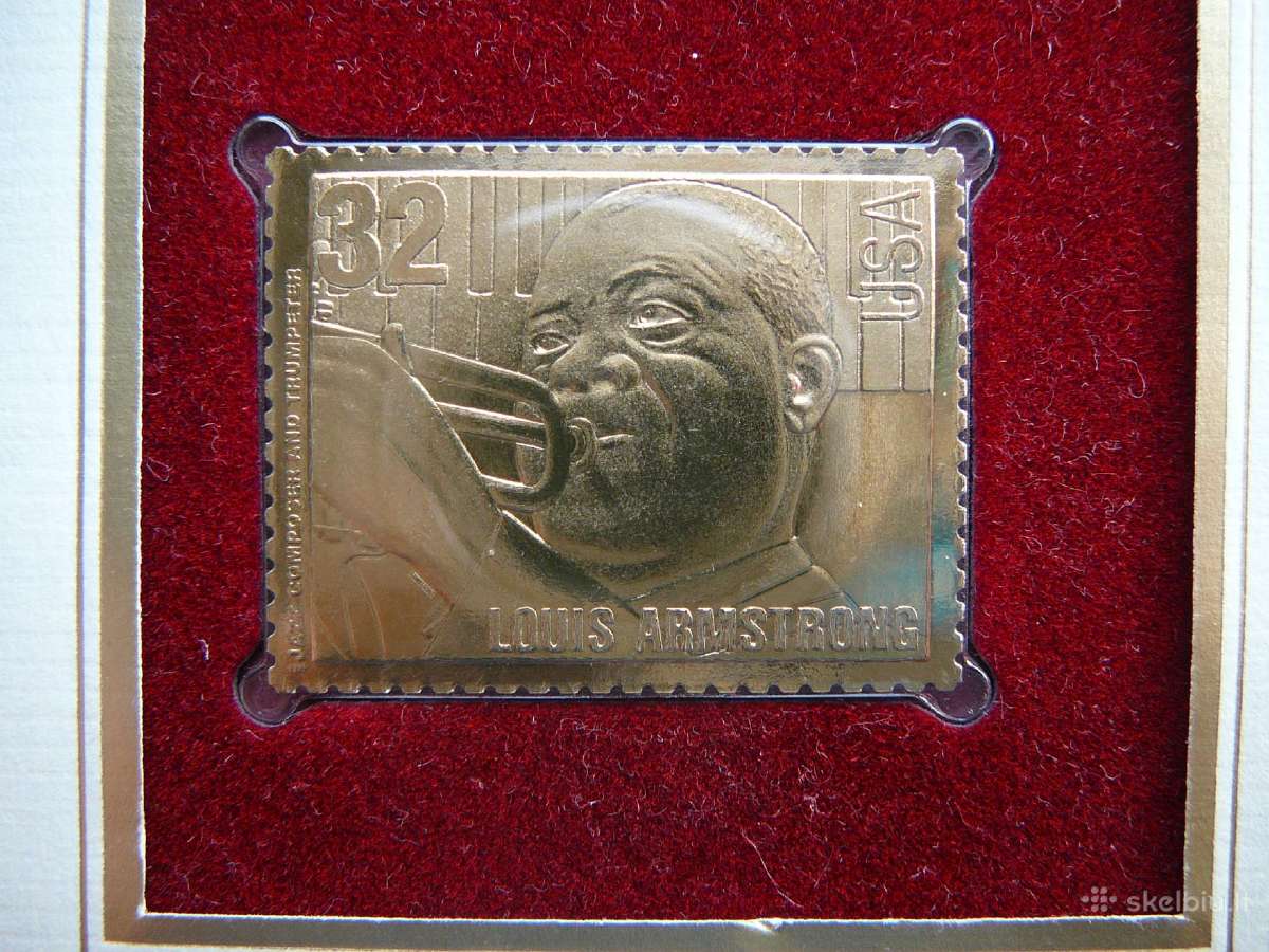 Fdc Muzika L. Armstrongas JAV 1995 uss85v - nuotraukos Nr. 2