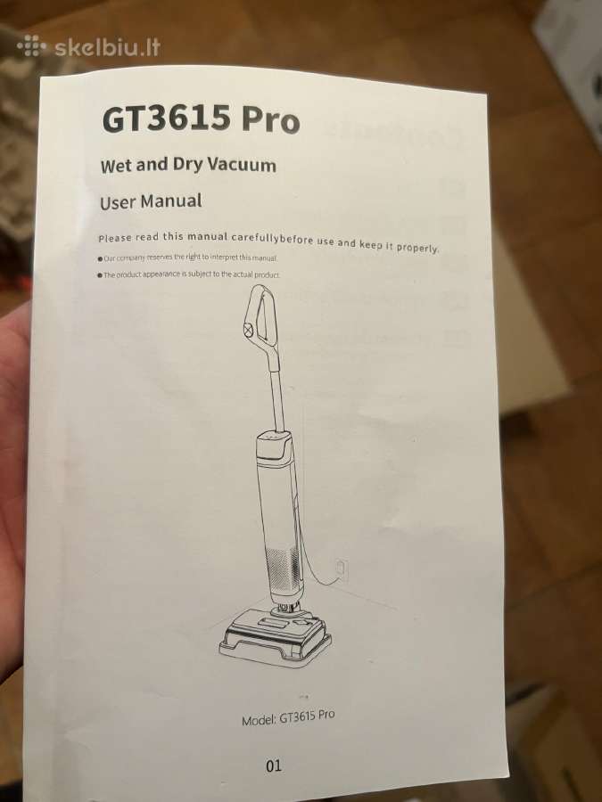Gt3615 Pro – plaunantis vertikalus dulkių siurbly - nuotraukos Nr. 2