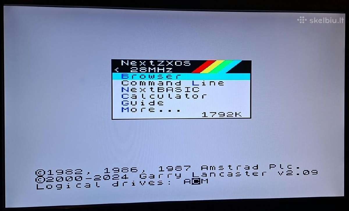 Zx Spectrum Next, Zx-evolution. - nuotraukos Nr. 3
