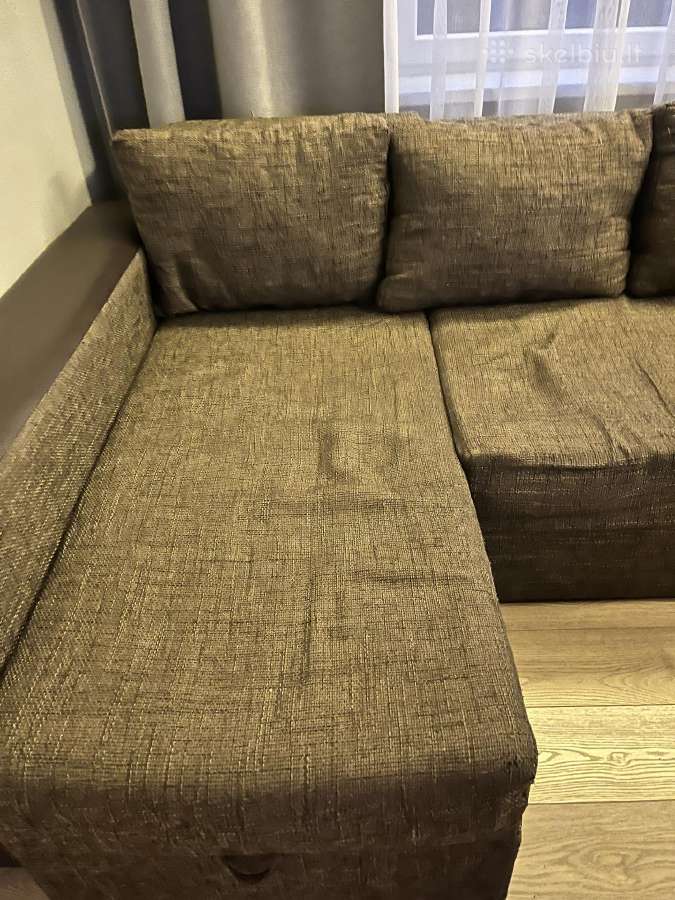 Kampinė sofa su miegama dalima - nuotraukos Nr. 2