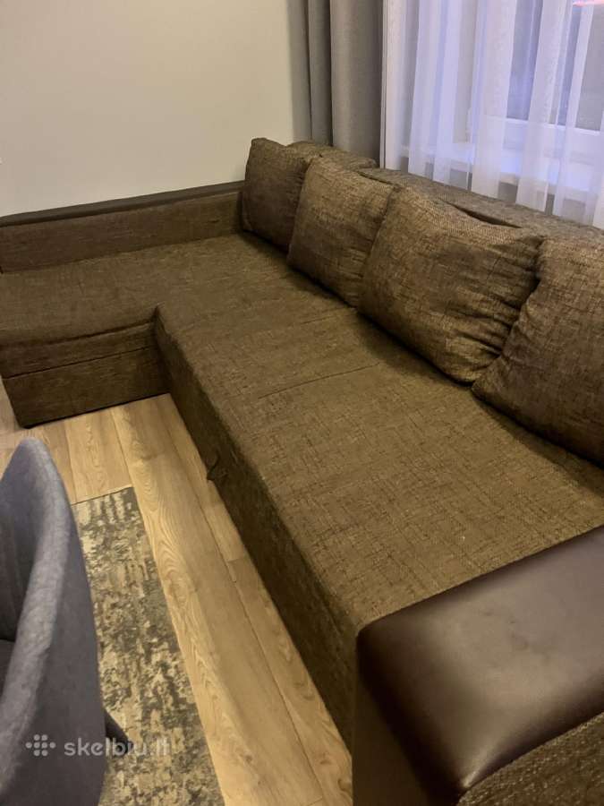 Kampinė sofa su miegama dalima - nuotraukos Nr. 3