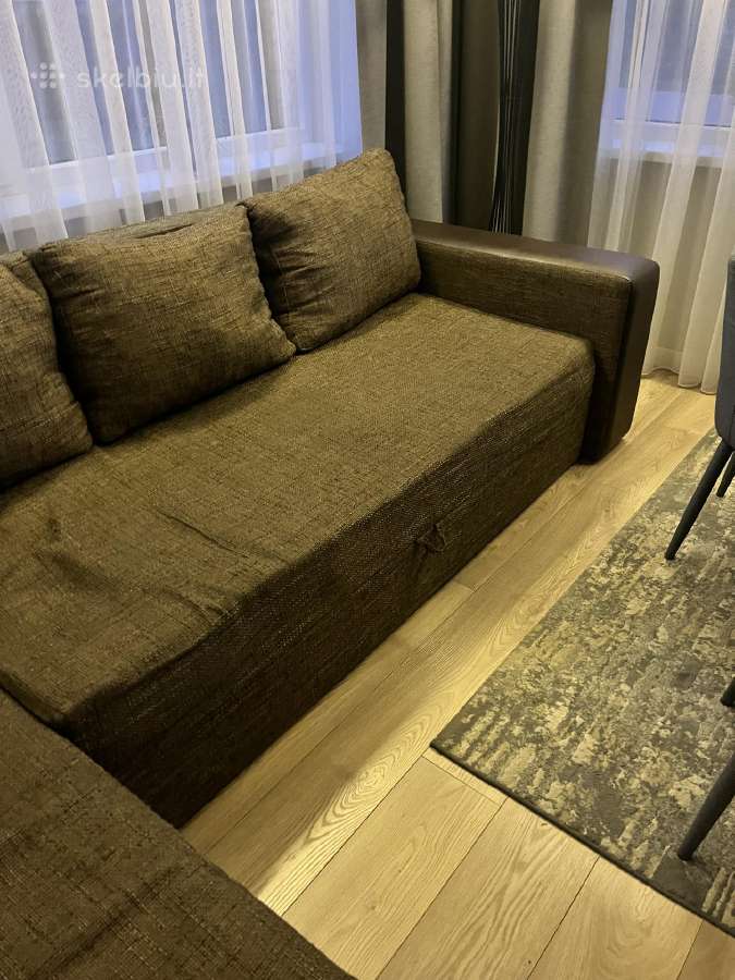 Kampinė sofa su miegama dalima - nuotraukos Nr. 4