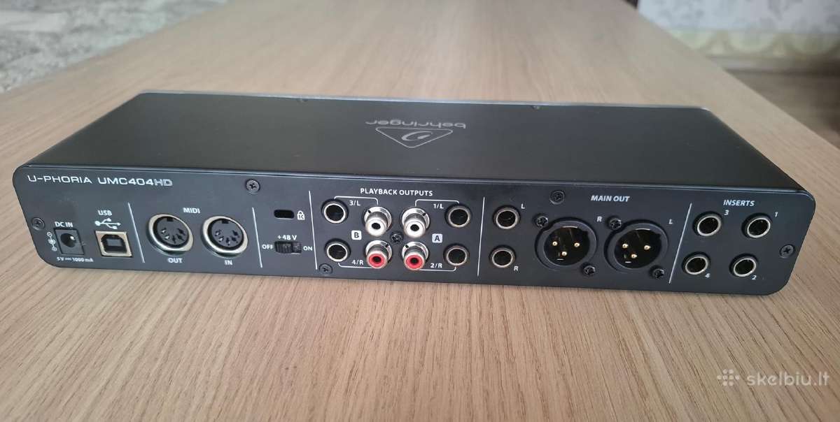 Garso stiprintuvas Behringer Umc404hd - nuotraukos Nr. 2