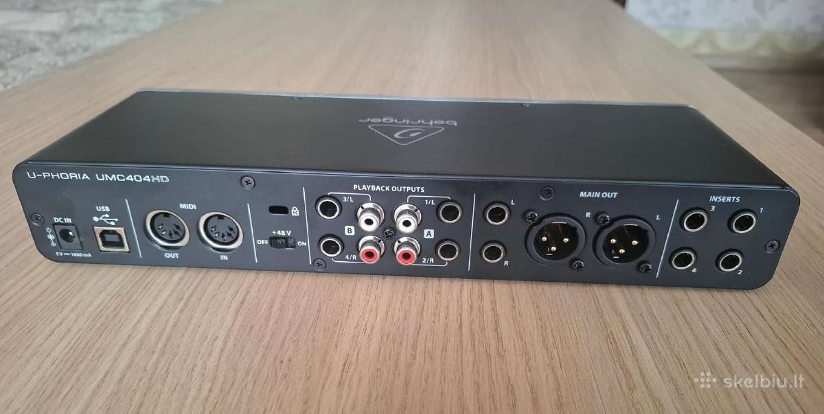 Garso stiprintuvas Behringer Umc404hd - nuotraukos Nr. 2