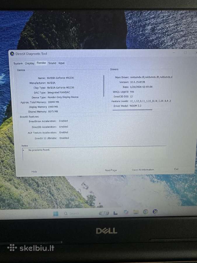 Dell vostro i7-10gen*16gb*10gb nvidia Mx - nuotraukos Nr. 12