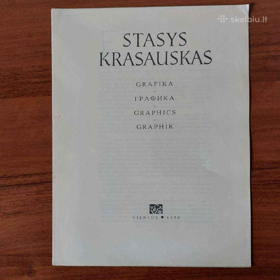 Stasys Krasauskas - reprodukcijų rinkinys 1970 m. - nuotraukos Nr. 5