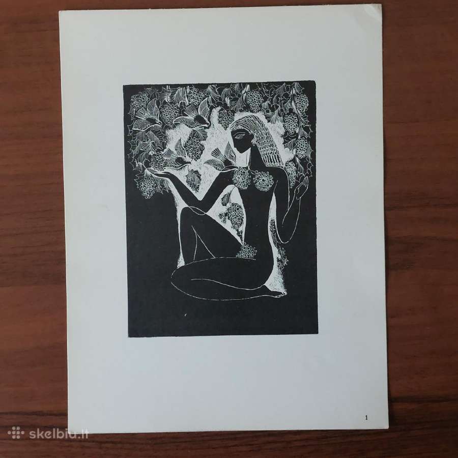 Stasys Krasauskas - reprodukcijų rinkinys 1970 m. - nuotraukos Nr. 8