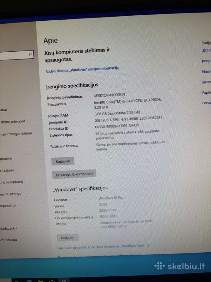 Magnum Pc i5/8gb/500gb pilnas komplektas. - nuotraukos Nr. 4