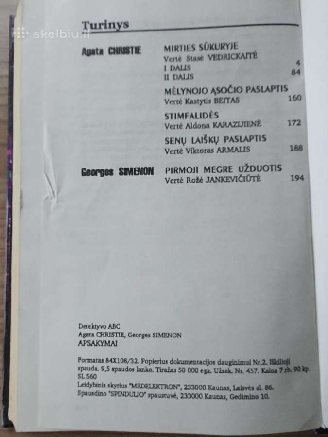 A. Christie, G. Simenon "Detektyvo Abc" - nuotraukos Nr. 9