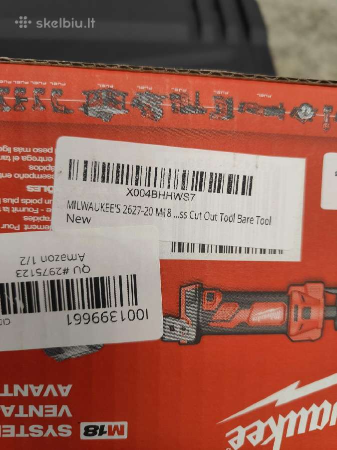 Gipso freza Milwaukee M18 - nuotraukos Nr. 7
