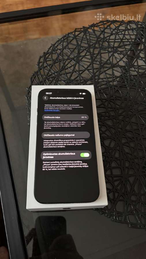 iPhone 14 Midnight 256gb - nuotraukos Nr. 9