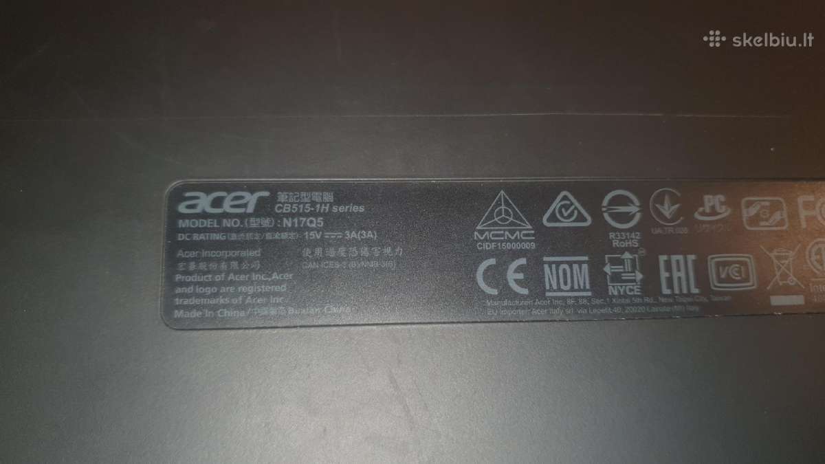 Chromebook acer - nuotraukos Nr. 4