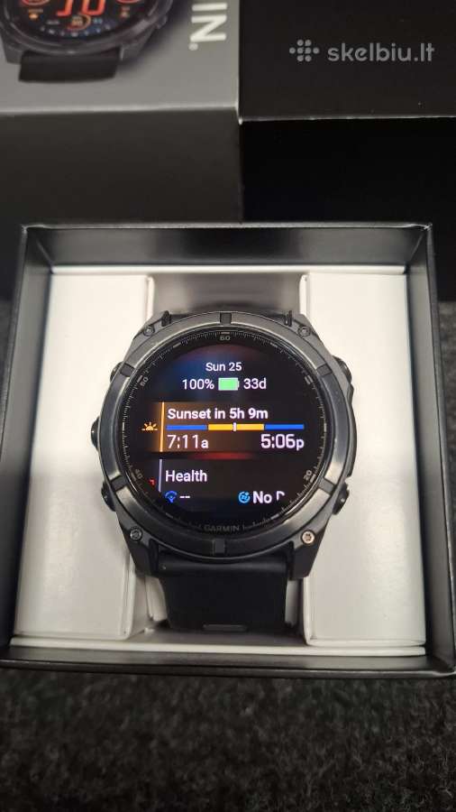 Garmin fenix 8 sapphire amoled 51mm - nuotraukos Nr. 3