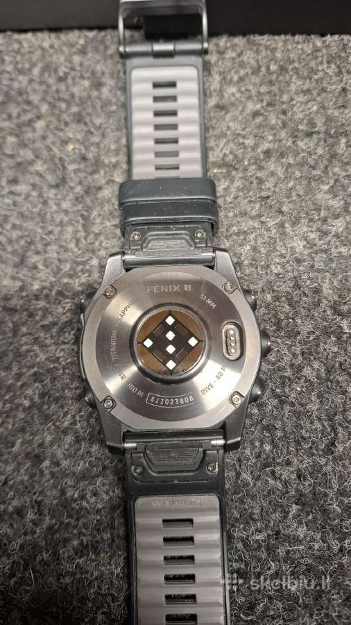 Garmin fenix 8 sapphire amoled 51mm - nuotraukos Nr. 4