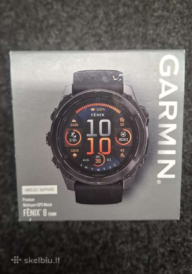 Garmin fenix 8 sapphire amoled 51mm - nuotraukos Nr. 6