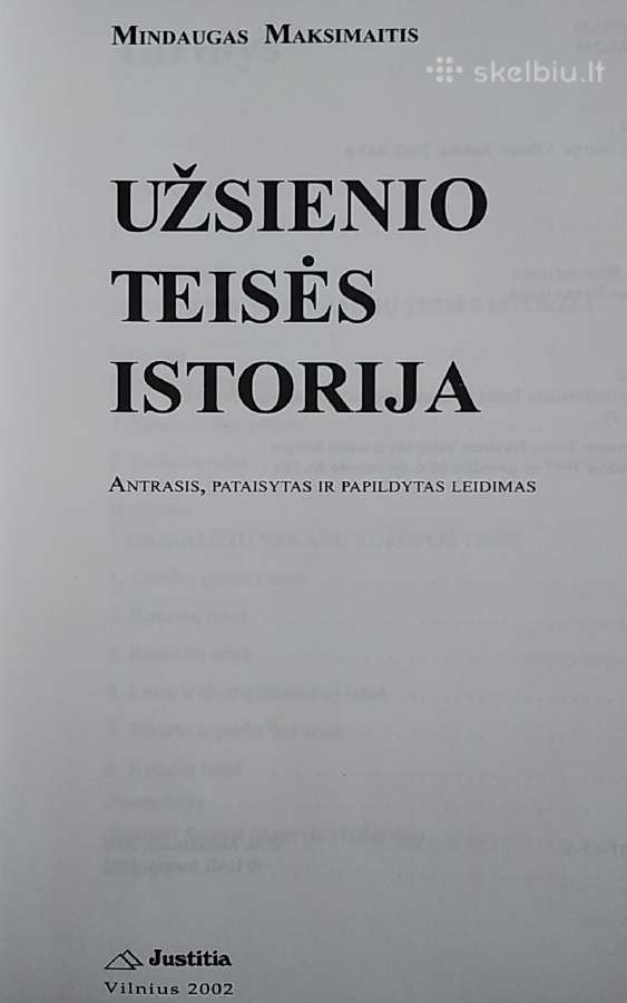 Užsienio teisės istorija - nuotraukos Nr. 2