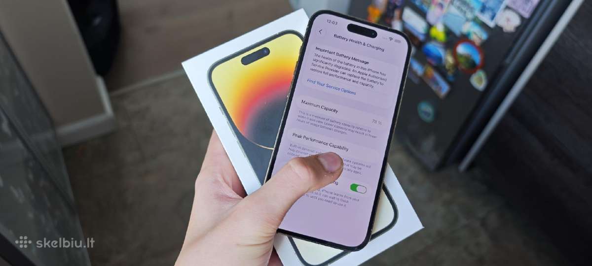 iPhone 14 pro būklė ideali kaip naujas - nuotraukos Nr. 3