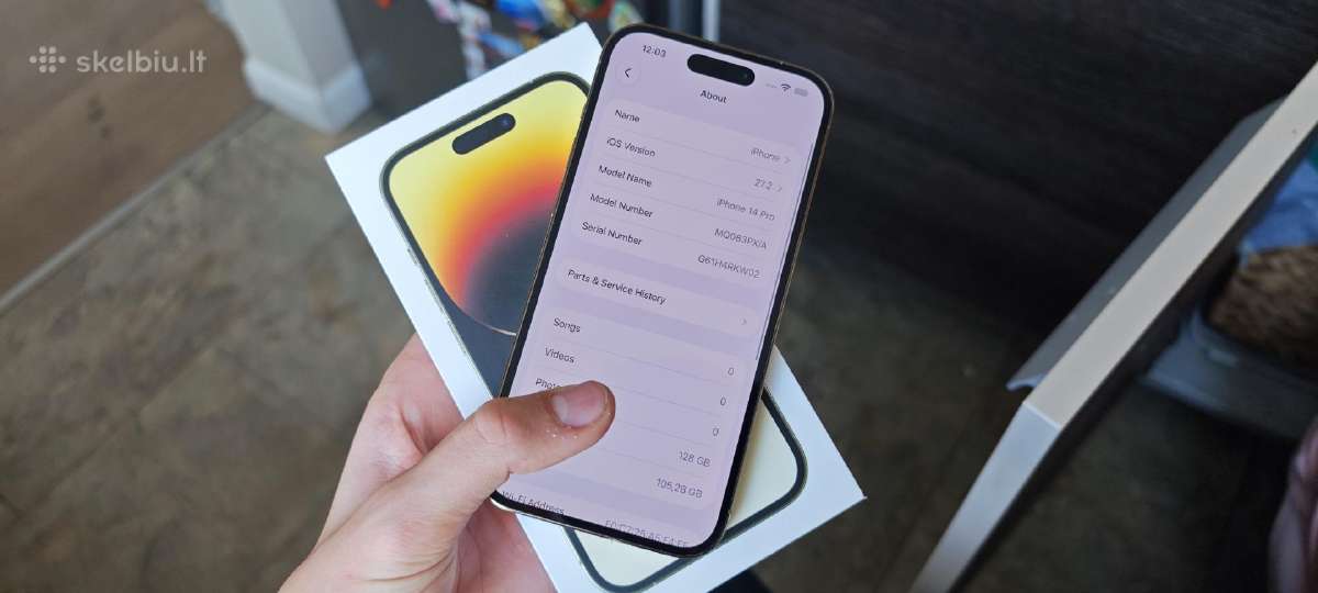iPhone 14 pro būklė ideali kaip naujas - nuotraukos Nr. 4